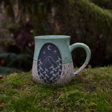 Load image into Gallery viewer, Mountain Mug - Mint Creme