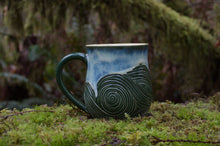 Load image into Gallery viewer, Textured Portals Mug - Forest Sunshine