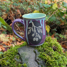 Load image into Gallery viewer, Blackberry Mug - Purple + Green