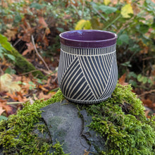 Load image into Gallery viewer, Geometric Mug - Plum