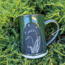 Load image into Gallery viewer, Lily of the Valley Mug - Fern Gully Green
