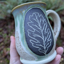 Load image into Gallery viewer, Oak Leaf Mug - Mossy Green
