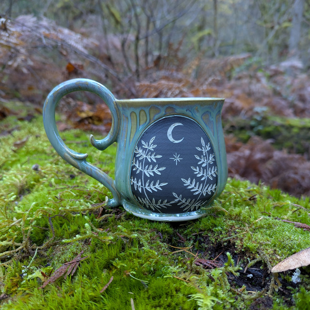 Elven Swirls - Moonlit Fern Mug