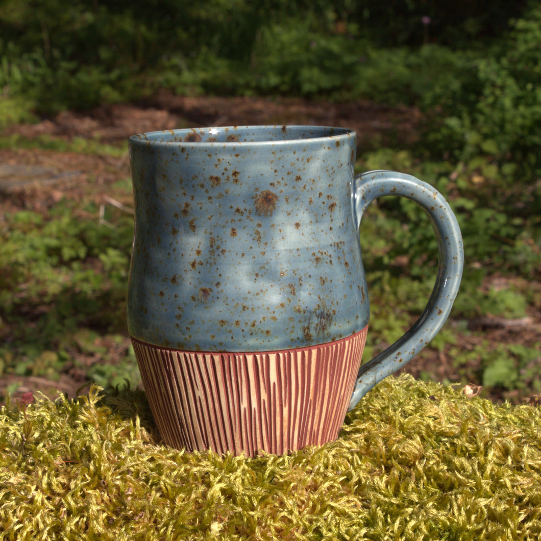 Wood Elf Mug - Speckled Blue