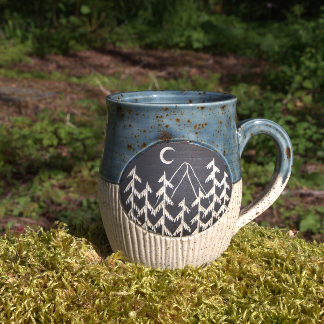 Mountain Mug - Speckled Blue