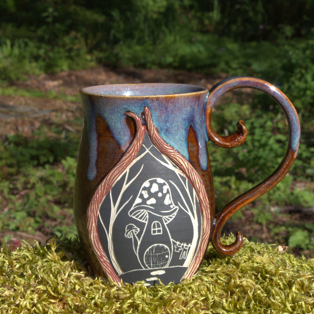 Mycelium Home Mug - River Bed Blue