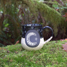 Load image into Gallery viewer, Floral Moon Mug - Nightmoth
