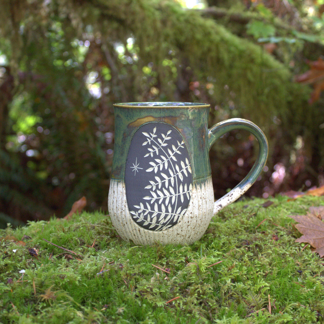 Fern Mug - Moss Green
