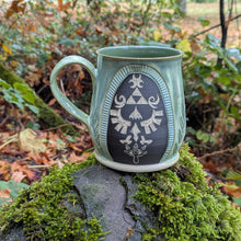 Load image into Gallery viewer, Zelda Mug - Seafoam + Moss
