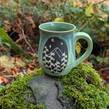 Load image into Gallery viewer, Mountain Mug - Seafoam + Moss
