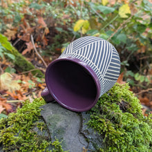 Load image into Gallery viewer, Geometric Mug - Plum
