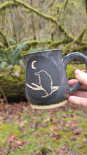 Load and play video in Gallery viewer, Raven Mug - Twilight Pearl
