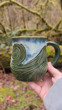 Load and play video in Gallery viewer, Textured Portals Mug - Forest Sunshine

