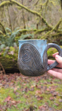Load and play video in Gallery viewer, Textured Portals Mug - Twilight Rain
